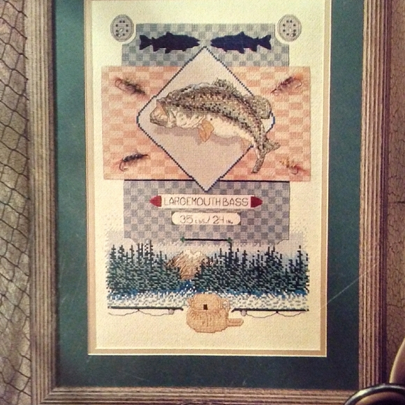 Sport Fishing counted cross stitch patterns - Picture 2 of 3